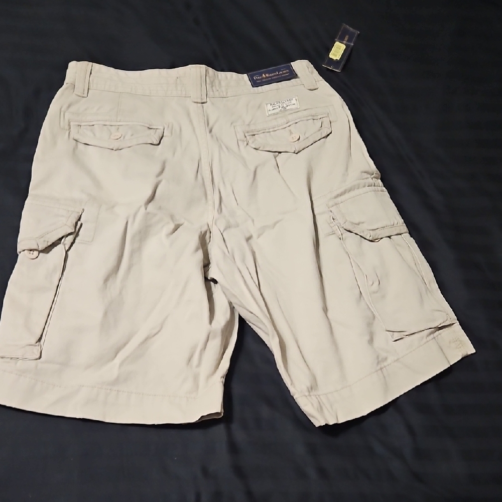Polo by Ralph Lauren Beige Cargo Shorts - Picture 4 of 4